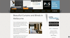 Desktop Screenshot of pandsdrapes.com.au
